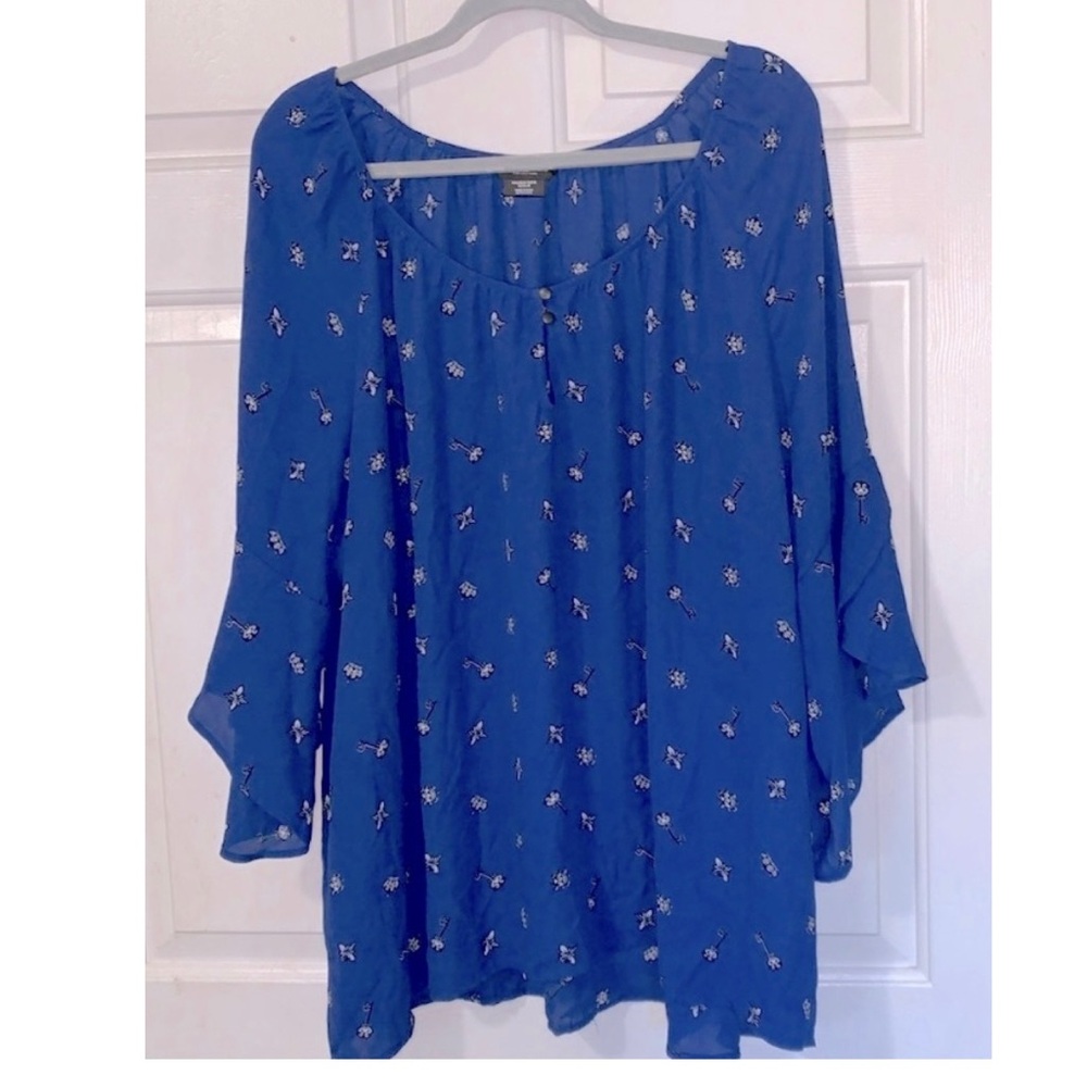 🫐 MICHELSTUDIO Blue Print Blouse 24